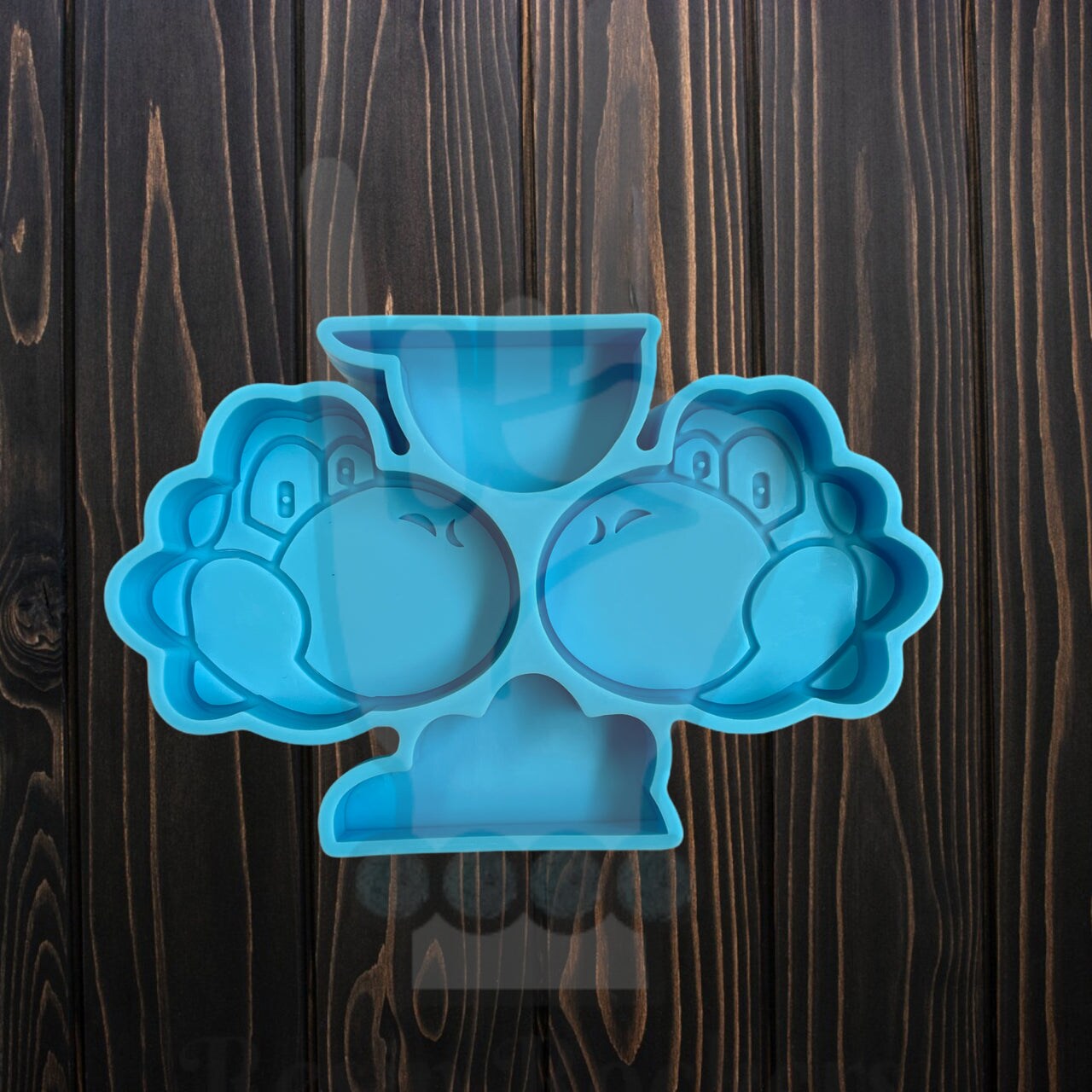 Yoshi Inspired Straw Topper Silicone Mold for Epoxy Resin Art